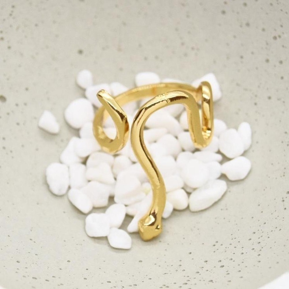 Statement Snake Shaped Ring - Picture 3 of 4